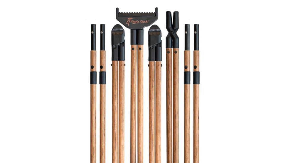 4 Stable Sticks Ultimate Wood Shooting Sticks, Light Brown, ULTWOOD