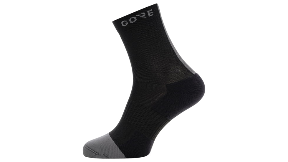 GOREWEAR M Mid Socks in Black/Graphite Grey 3.5-5 85B73E63, 100229-9991-S