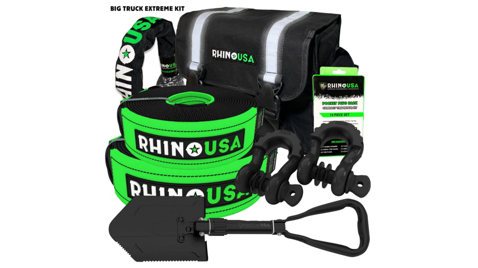 Rhino USA JEEP/BRONCO/TRUCK Ultimate Recovery Kit 444853F7, TRUCK-EXTREME