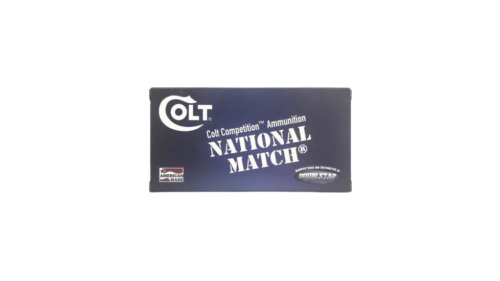Doubletap Ammunition Double Tap Colt National Match Handgun Ammunition 10mm Auto 180gr FMJ 1140 fps 50/ct B0127C7C, DT10M180FMJCT