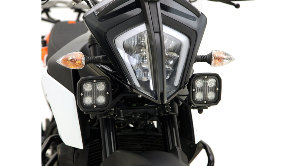 Denali Electronics Motorcycle Light Mounts, driving-light-mount-ktm-390-adventure-20-21