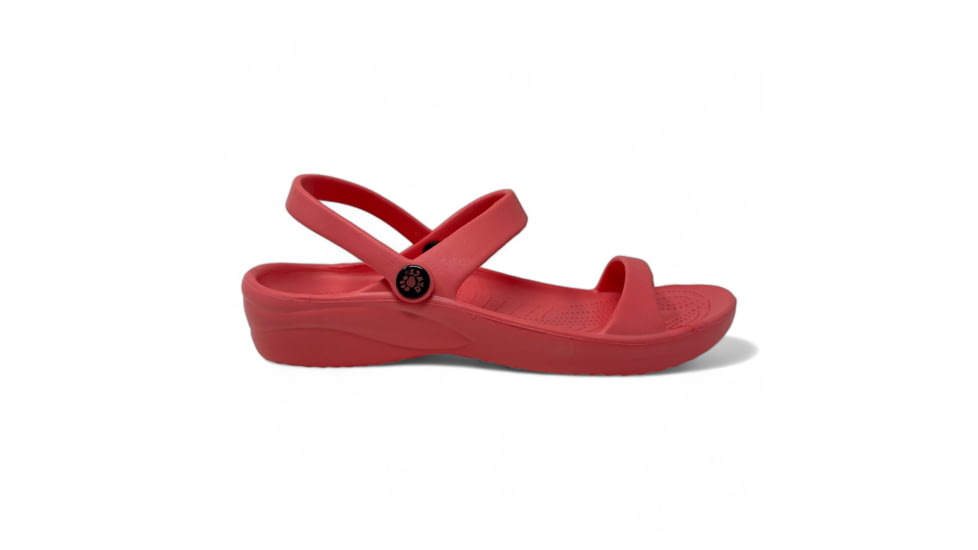 Dawgs Womens 3-Strap Sandals - Melon 3CD27549, 6, Melon, OR3S.W.A.Me.0006