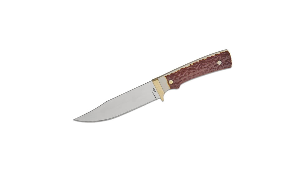 Uncle Henry Next Gen 190UH Fixed Blade Knife, 5.25in, Stainless Steel, Clip Point, Staglon Handle, Box, 1209464