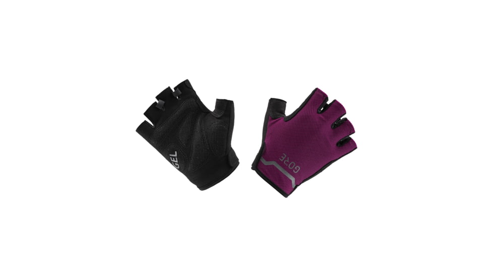 GOREWEAR C5 Short Gloves in Black/Process Purple Large 94C5C1D6, 100592-99BQ-8