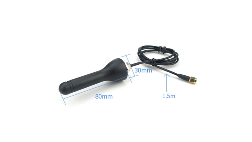 Simtek StealthALERT Fatboy Performance Antenna, 19inch, Black, 0.5m, FatBoy-22