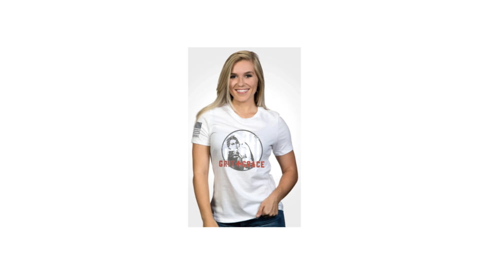 Nine Line WOMENS RELAXED FIT T-SHIRT GRIT AND GRACE FED45C35, NLAGGRACEWRTSWHITEXL