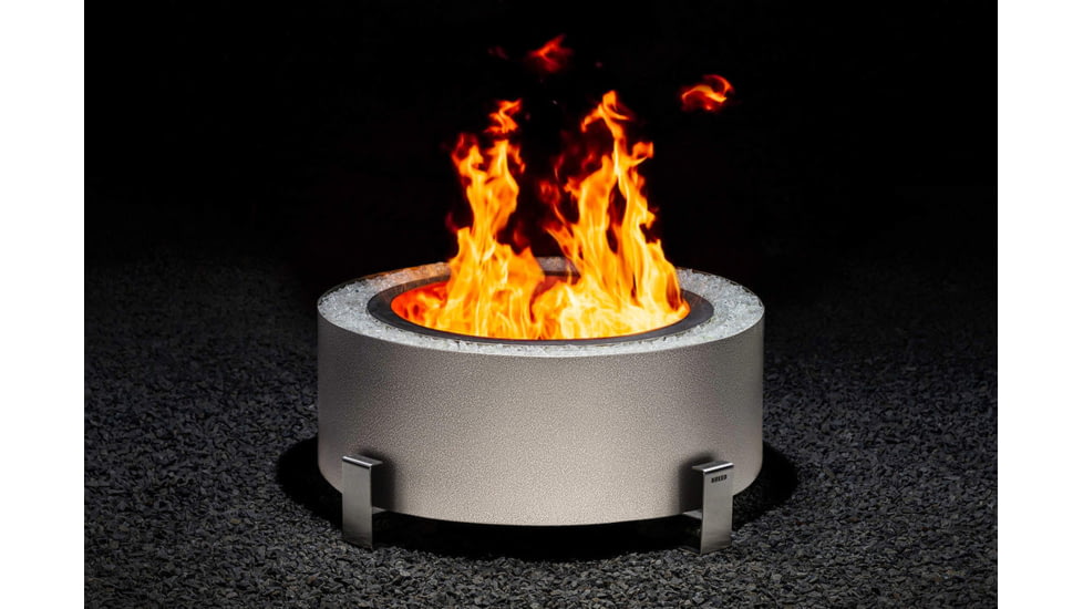 Breeo LuxeveaR Smokeless Fire Pit - Silver Vein C12C0F00, BR-LE24-SNGR