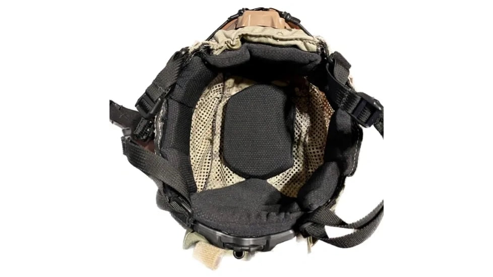 4D Tactical Removable 4-Point Chinstrap And Crown Pad Kit/Comes Preinstalled, Black, One Size, 7-4040