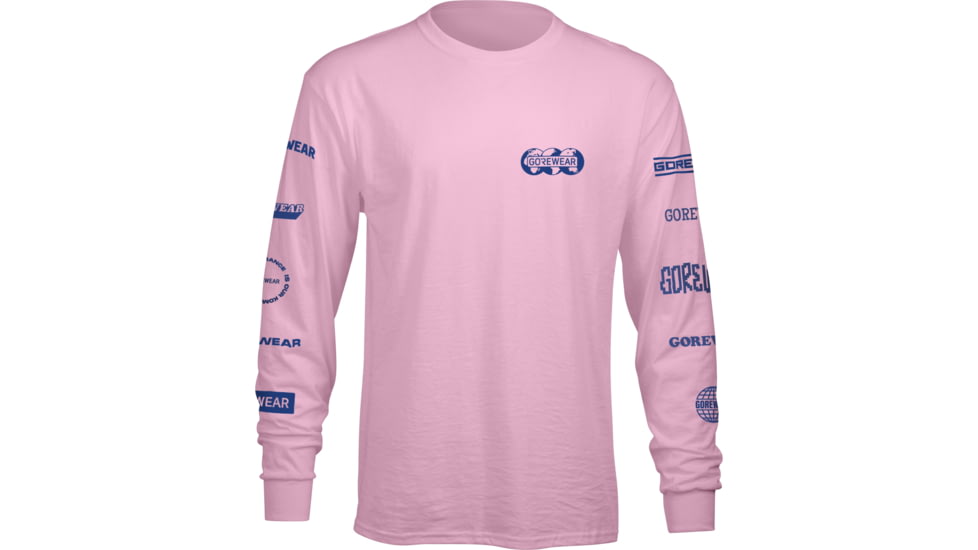 Gorewear Mens GOREWEAR Moto Long Sleeve T-Running Shirt in Classic Pink Small Regular fit 7C60C7FC, 101656-CJ00-M