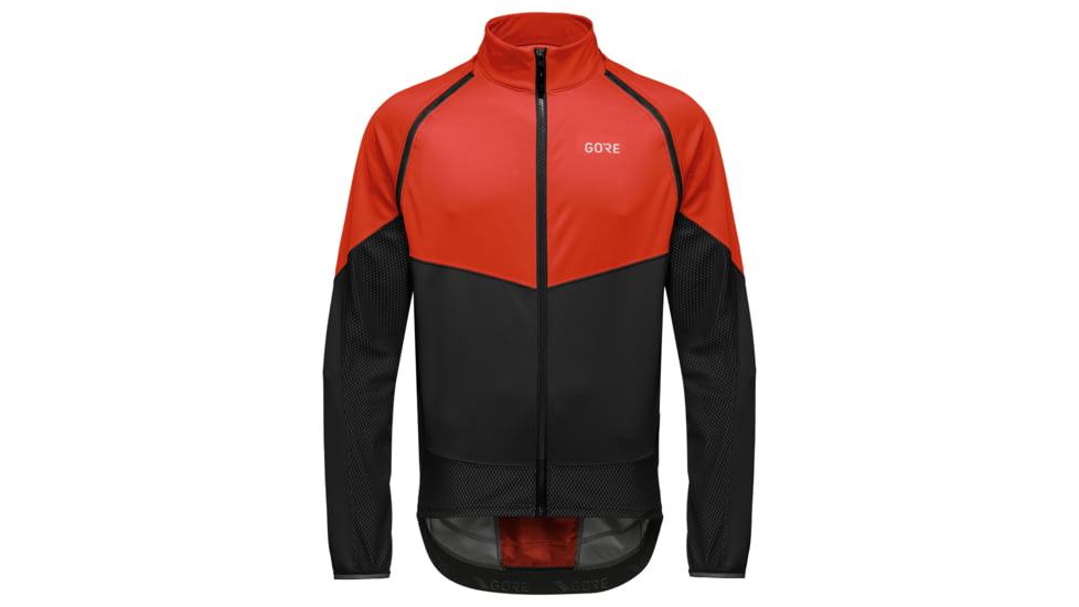 GOREWEAR Phantom Cycling Jacket Mens in Fireball/Black XS Slim fit Windproof B925192F, 100645-AY99-S