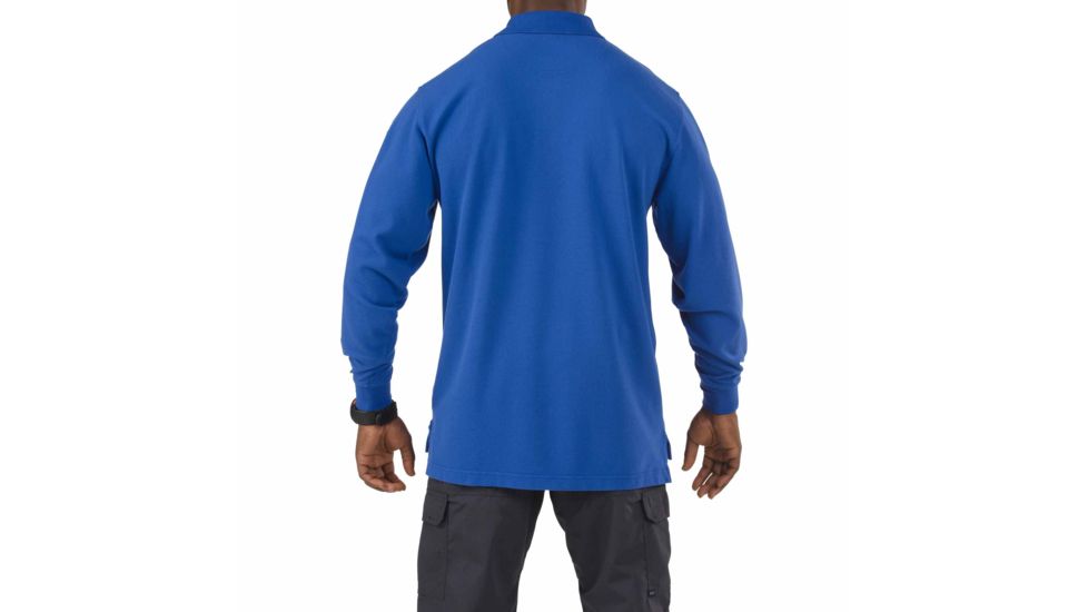 5.11 Tactical Professional Long Sleeve Polo - Men's, 3XL, Regular, Academy Blue, 42056-692-3XL