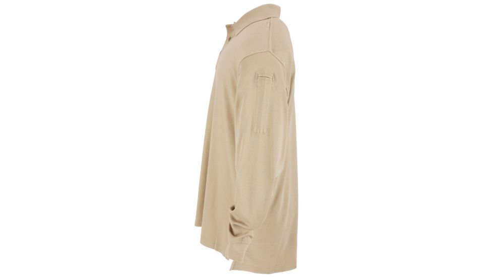 5.11 Tactical Professional Long Sleeve Polo - Men's, 5XL, Tall, Silver Tan, 42056T-160-5XL