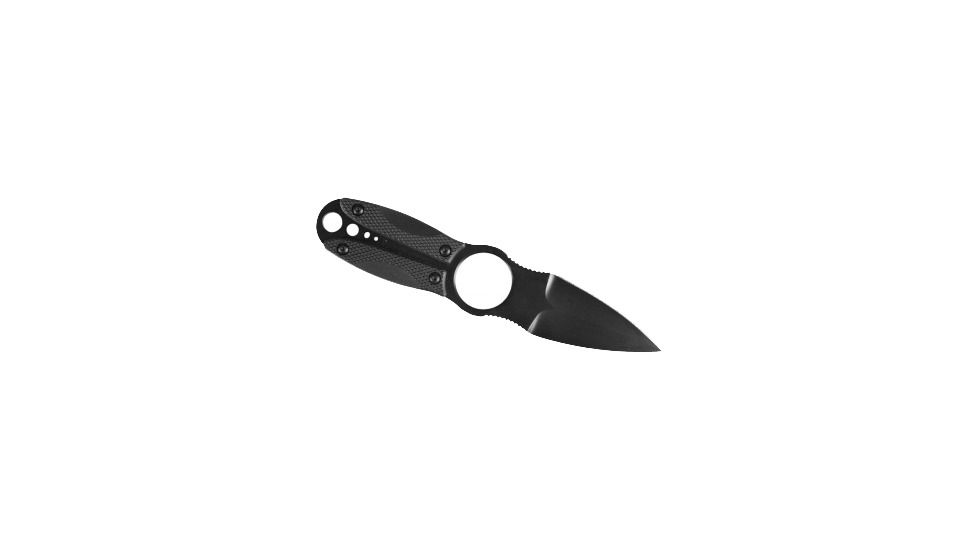 5.11 Tactical Sidepick Spearpoint Tactical Boot Knife, Plain Edge, Black 50132-019