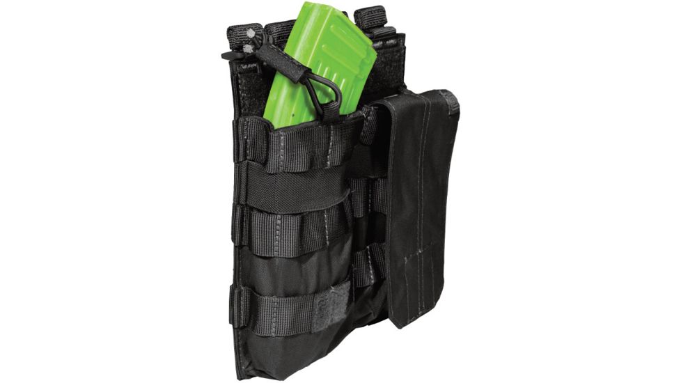 5.11 Tactical Double AK Bungee w/Cover, Black, One Size, 56159-019-1 SZ