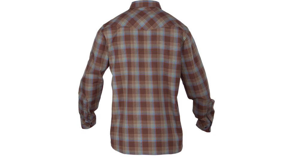 5.11 Tactical Flannel Long Sleeve Shirt, Bark - 72404115XXL