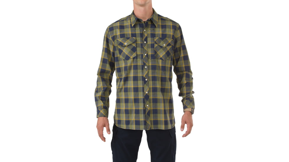 5.11 Tactical Flannel Long Sleeve Shirt, Captain - 72404708S