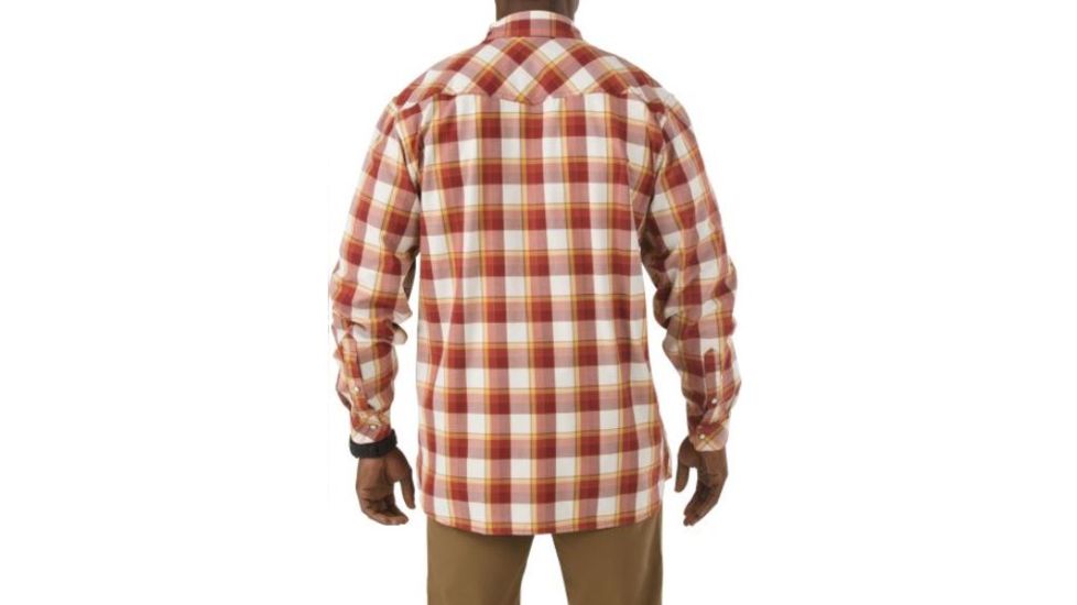 5.11 Tactical Flannel Long Sleeve Shirt, Ivory - 72404075XXL