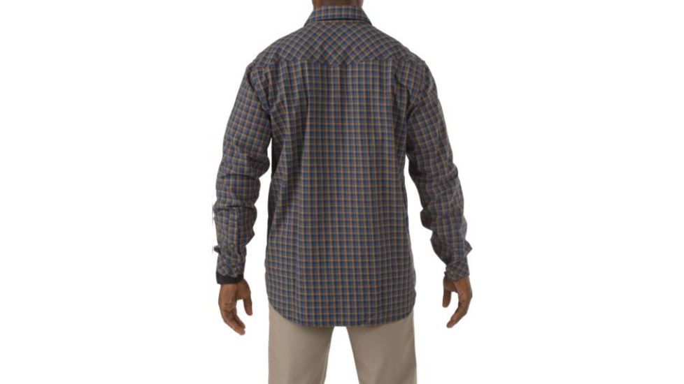 5.11 Tactical Flannel Long Sleeve Shirt, Regatta - 72404709XXL