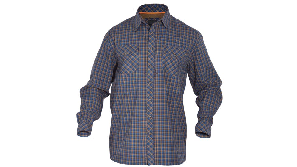 5.11 Tactical Flannel Long Sleeve Shirt, Regatta - 72404709L