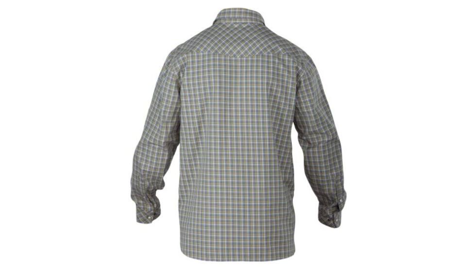 5.11 Tactical Flannel Long Sleeve Shirt, Steam - 72404093XL