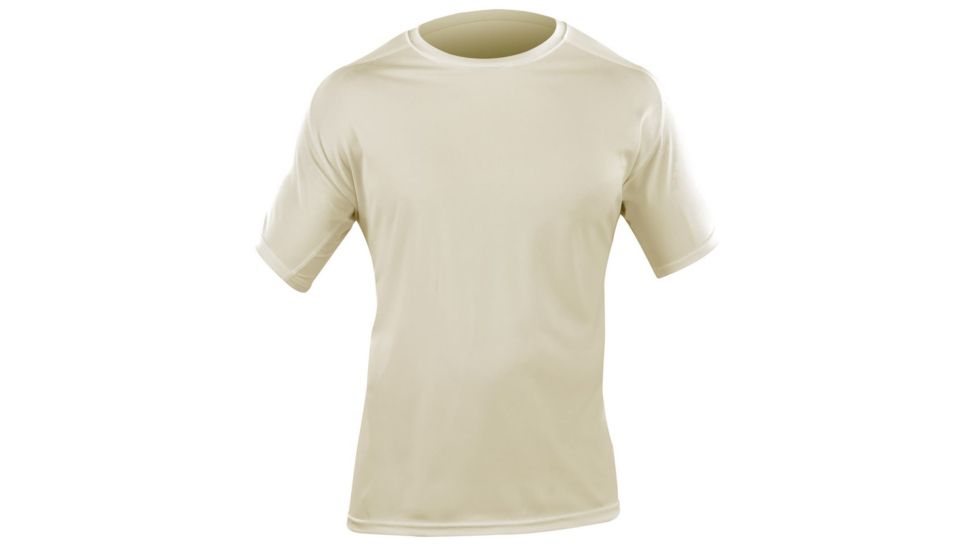 5.11 Tactical Loose Fit Short Sleeve Crew Shirt - Men's, Extra Small, Tan, 40007-170-XS