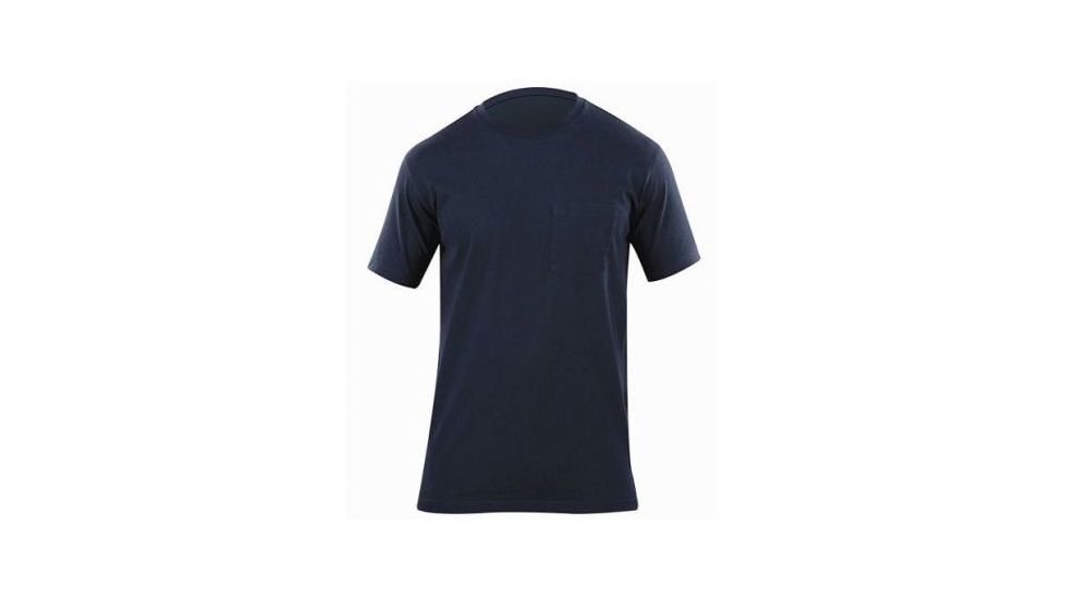 5.11 Tactical Professional Pocketed Tee - Men's, Fire Navy, M, 71307-720-M