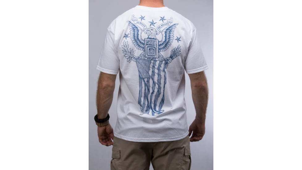 5.11 Tactical Proud Bird T-shirt, White - 41006CT010XXL