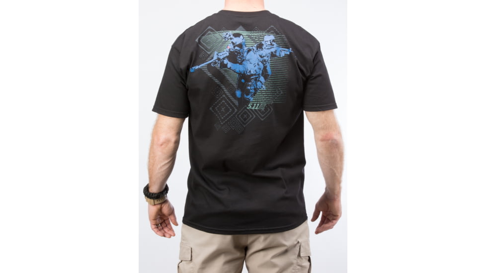 5.11 Tactical Red Scope T-shirt, Black - 41006CM019XXL