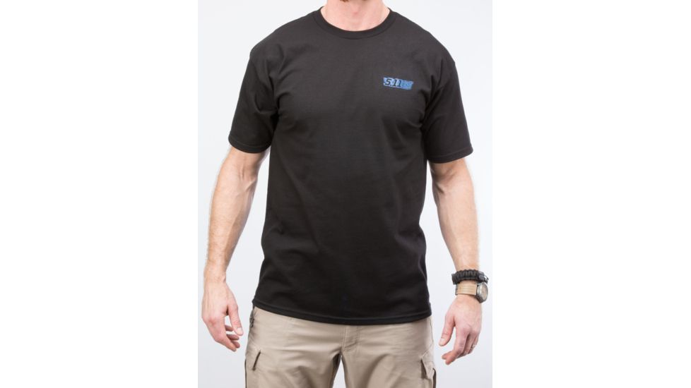 5.11 Tactical Red Scope T-shirt, Black - 41006CM019XXL