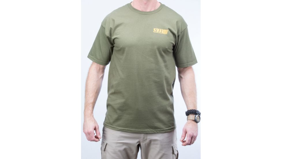 5.11 Tactical Red Scope T-shirt, Od Green - 41006CM182XXL