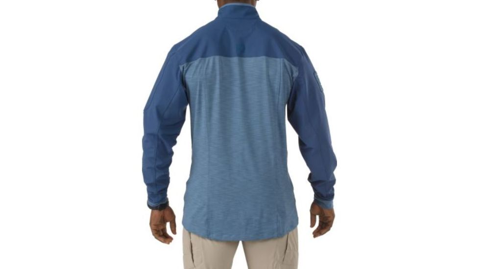 5.11 Tactical Rapid Response 1/4 Zip, Regatta - 72415709XL