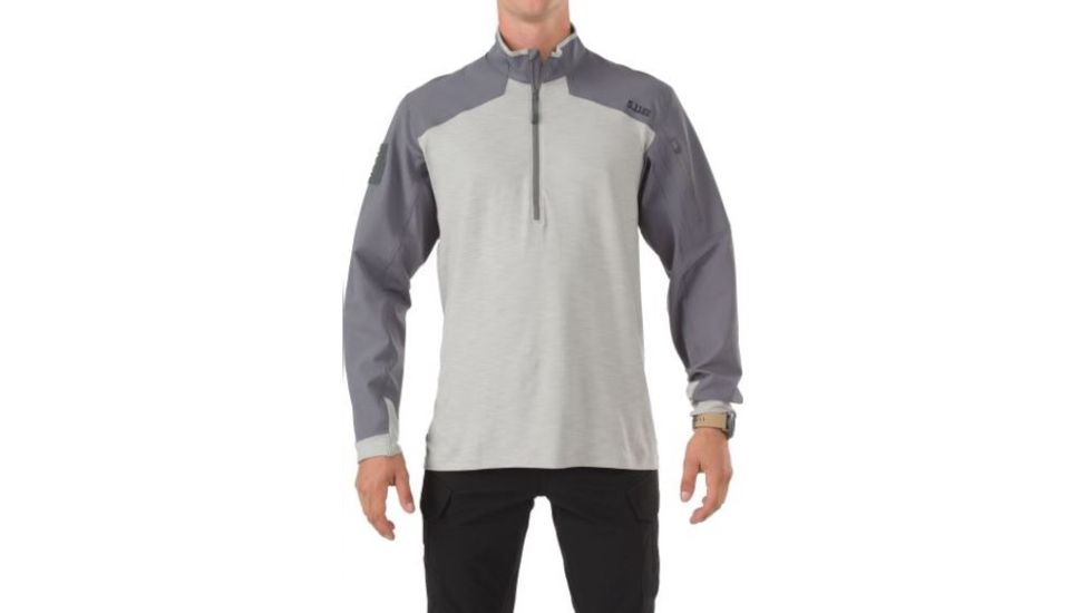 5.11 Tactical Rapid Response 1/4 Zip, Storm - 72415092L