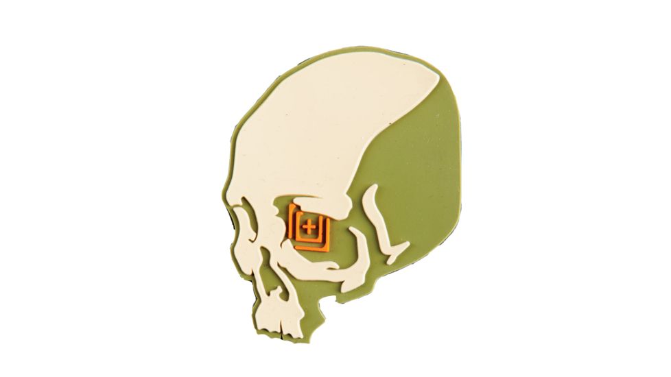 5.11 Tactical Skull Shot Patch, Sand 81010-38-1 SZ