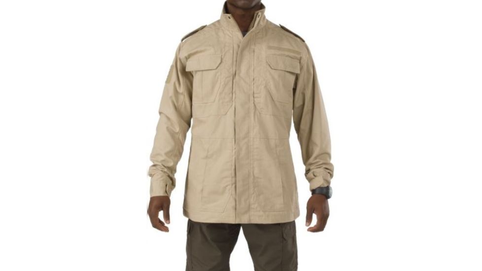 5.11 Tactical Taclite M-65 Jacket - Men's, TDU Khaki, Large, 78007-162-L