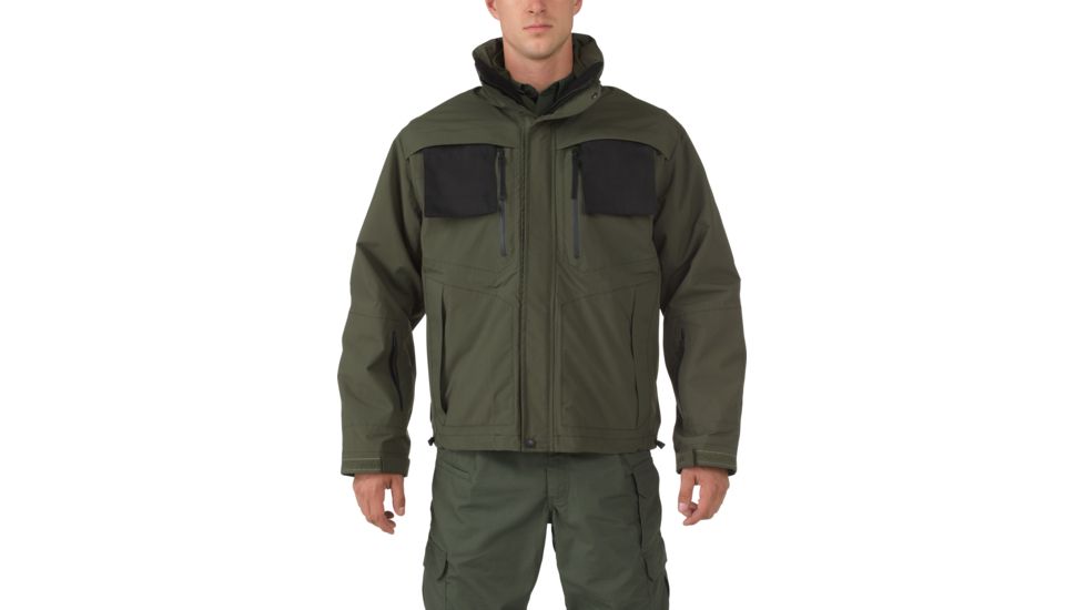 5.11 Tactical Valiant Duty Jacket - Mens, Sheriff Grn, XS, 48153ABR-890-XS