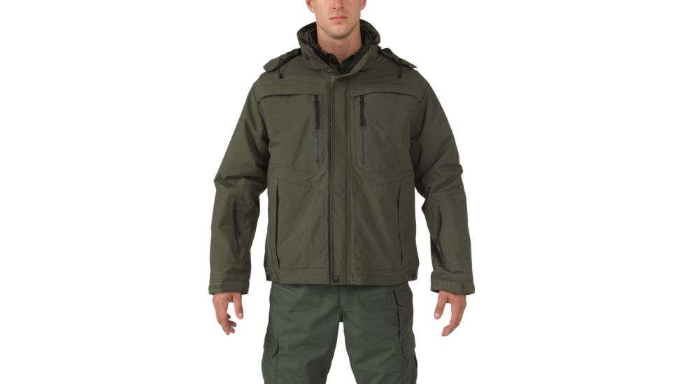 5.11 Tactical Valiant Duty Jacket - Mens, Sheriff Grn, 2XL, 48153ABR-890-2XL