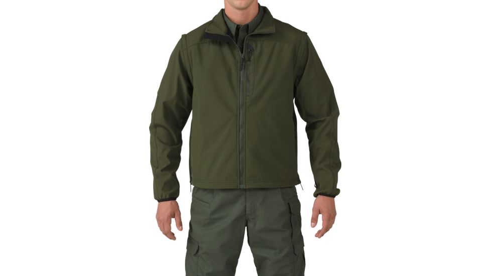 5.11 Tactical Valiant Soft Shell Jacket, Sheriff Green - 48167890S