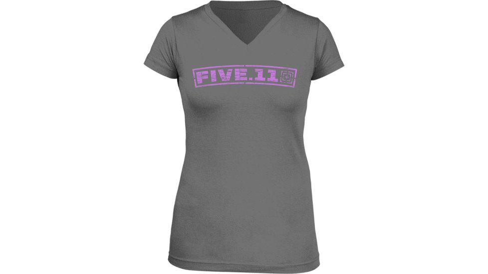 5.11 Tactical Women's Drill Master T-Shirt, Heather Grey, L 31004AH-16-L