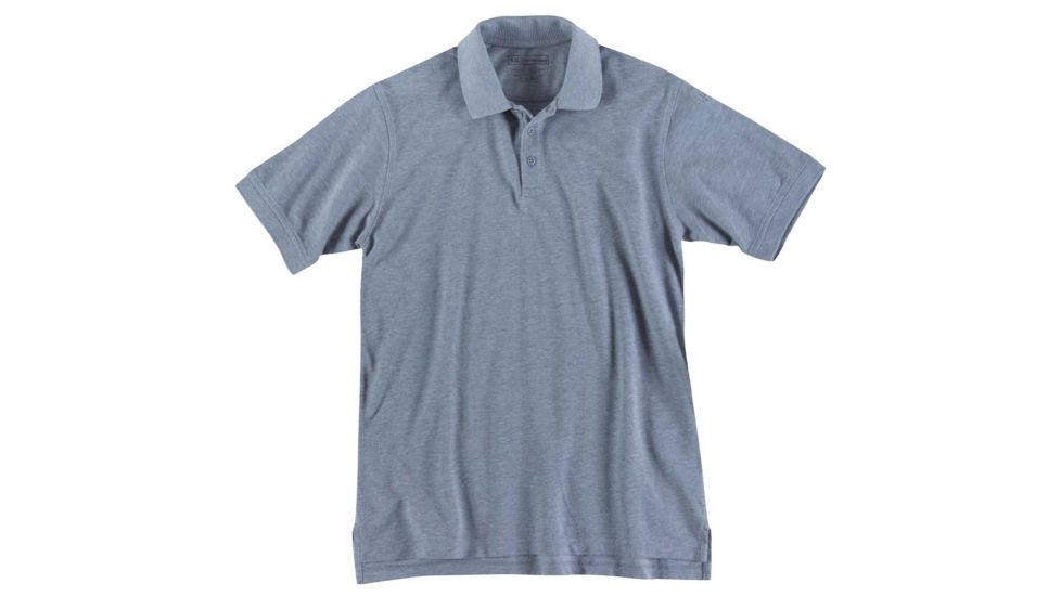 5.11 Tactical Professional Short Sleeve Polo - Men's, 4XL, Tall, Heather Grey, 41060T-016-4XL
