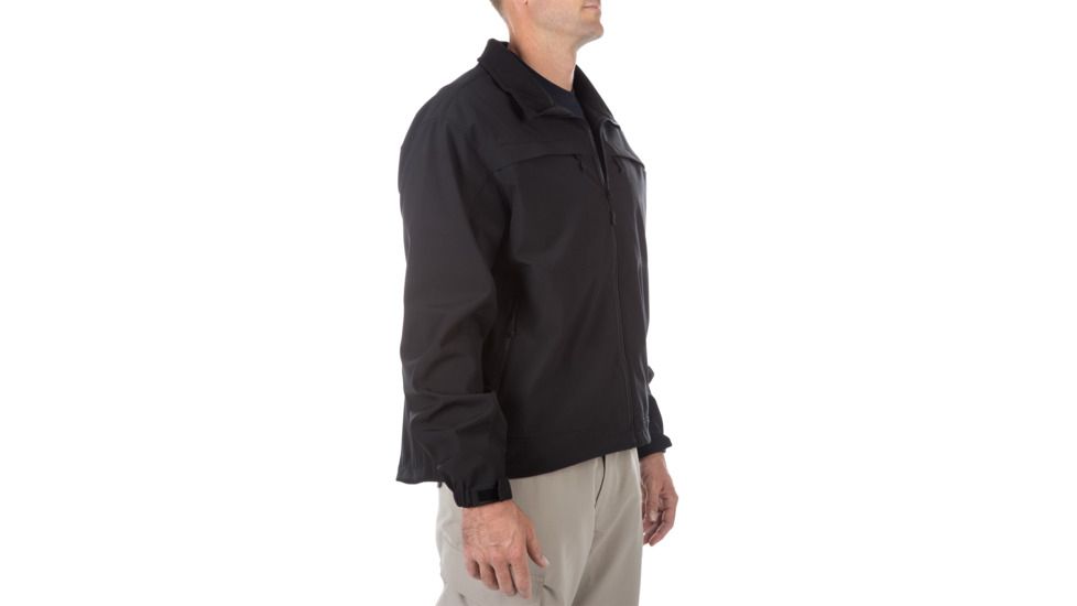 5.11 Tactical Chameleon SoftShell Jacket - Men's, Black, Extra Small, 48099-019-XS