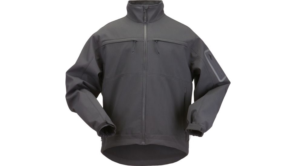 5.11 Tactical Chameleon SoftShell Jacket - Men's, Black, Extra Small, 48099-019-XS