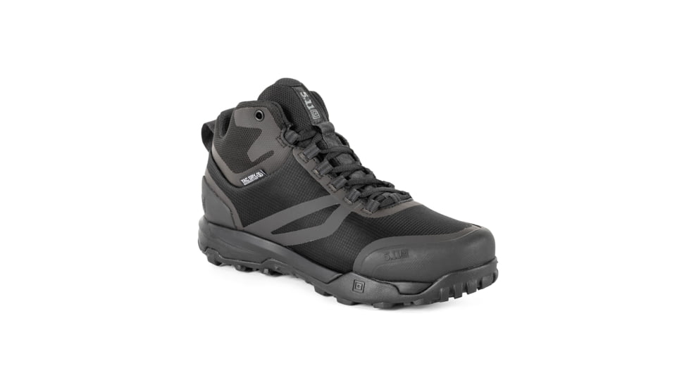 5.11 Tactical A/T Mid Waterproof Boots - Men's, Black, Wide, 11.5 US, 12446-019-115-W