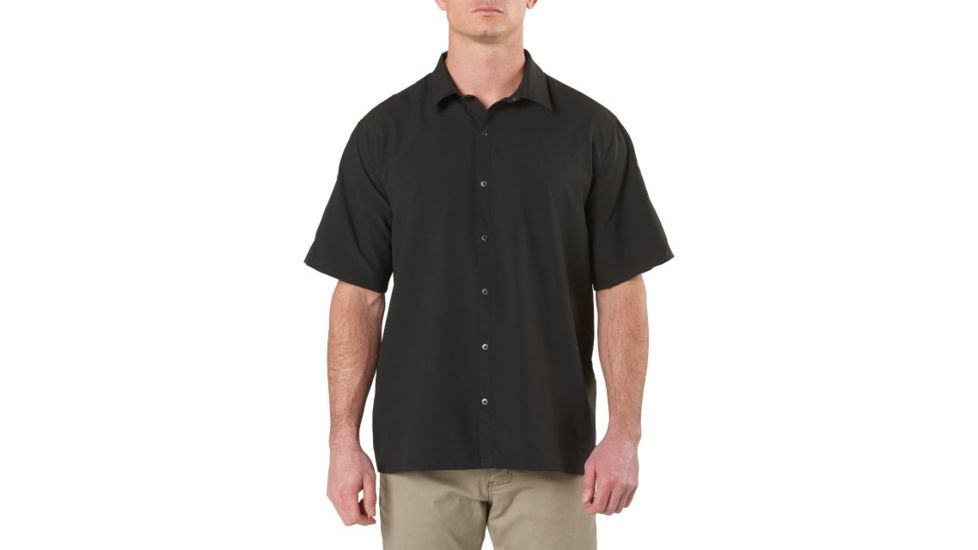 5.11 Tactical 5.11 Corporate Ss Shirt, Black - 71371-019-M