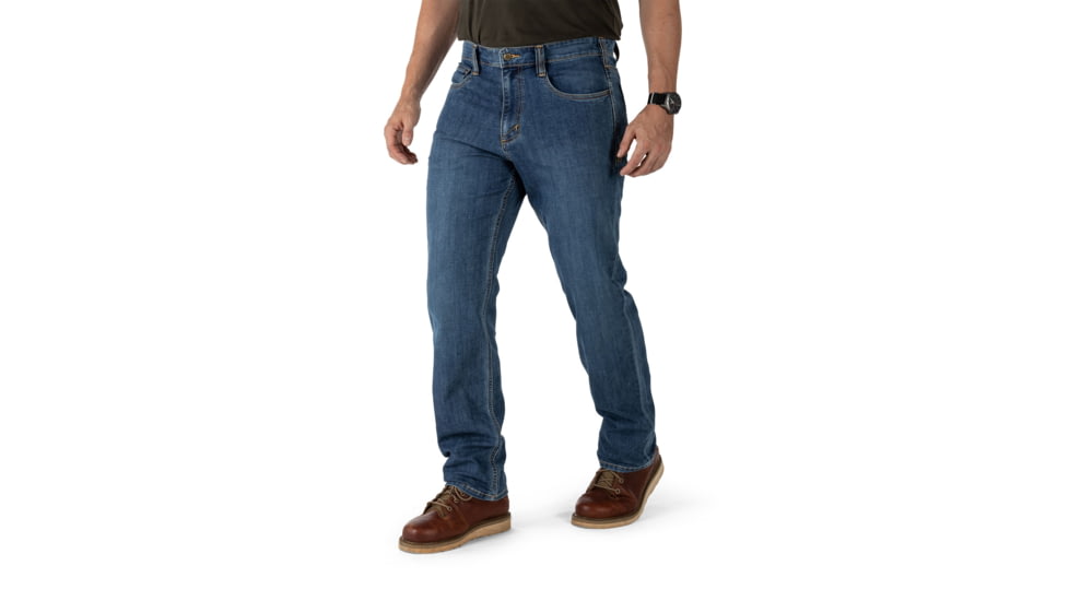 5.11 Tactical Defender-Flex Regular Jeans - Men's, MW Indigo, 28in Waist, 32in Inseam, 74477ABR-586-28-32