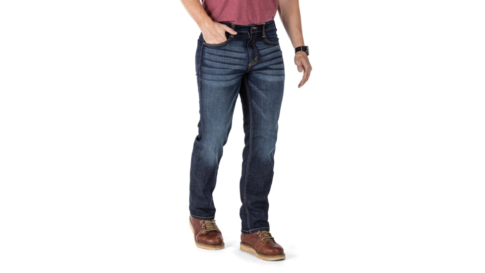 5.11 Tactical Defender-Flex Regular Jeans - Men's, DW Indigo, 32in Waist, 30in Inseam, 74477ABR-649-32-30