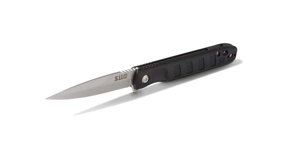 5.11 Tactical Flyte Elite SP Folding Knife, 3.15in, S35VN Steel, Spear Point, FRN, Black, 5830048-019-1 SZ