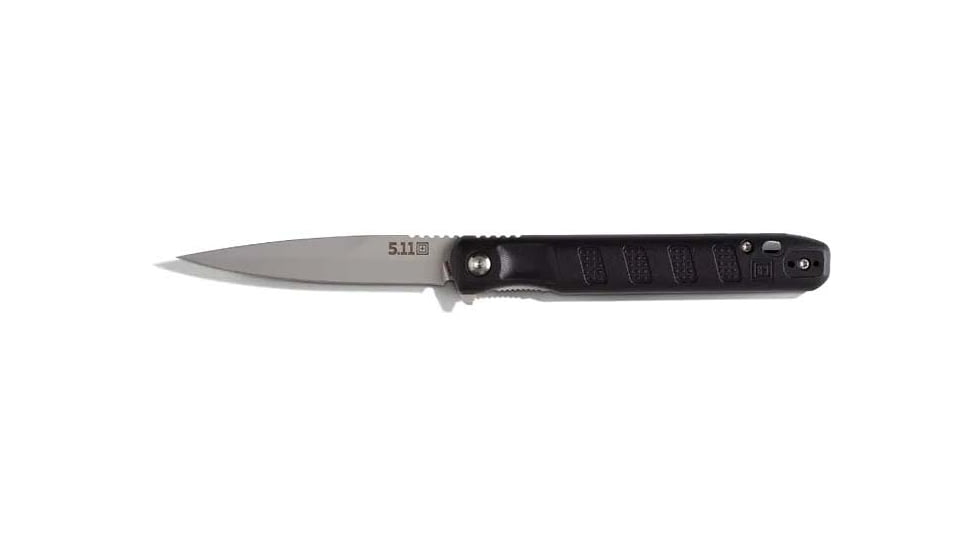 5.11 Tactical Flyte Elite SP Folding Knife, 3.15in, S35VN Steel, Spear Point, FRN, Black, 5830048-019-1 SZ