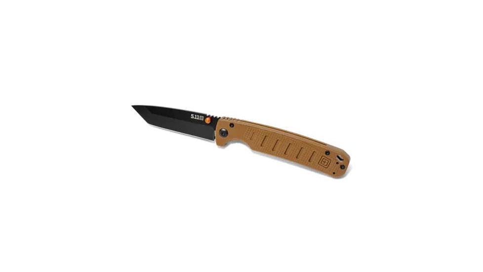 5.11 Tactical Trailblazer Gift Set, 3.5in, Tanto, Stainless Steel Blade, FRN, Tan, 5830051-999-1 SZ
