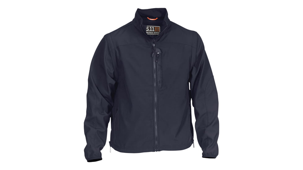 5.11 Tactical 5.11 Valiant Sftshell Jkt, Dark Navy, 48167ABR-724-L