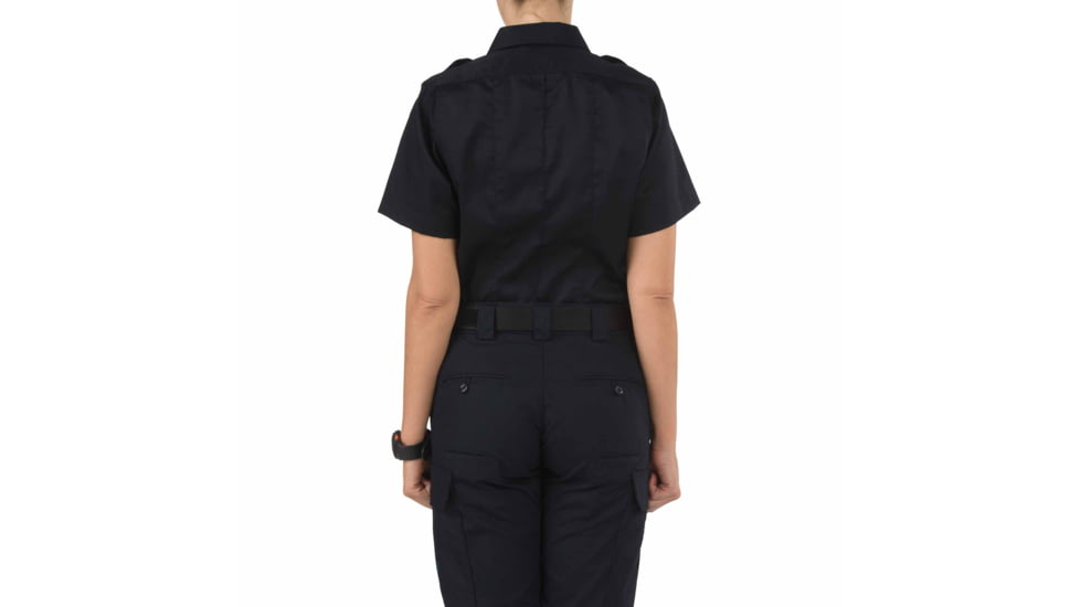 5.11 Tactical 61159 Womens B Class PDU Short Sleeve Shirt, Midnight Navy, Small-Regular